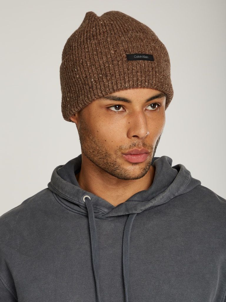 Calvin Klein Jeans Wool Melange Beanie