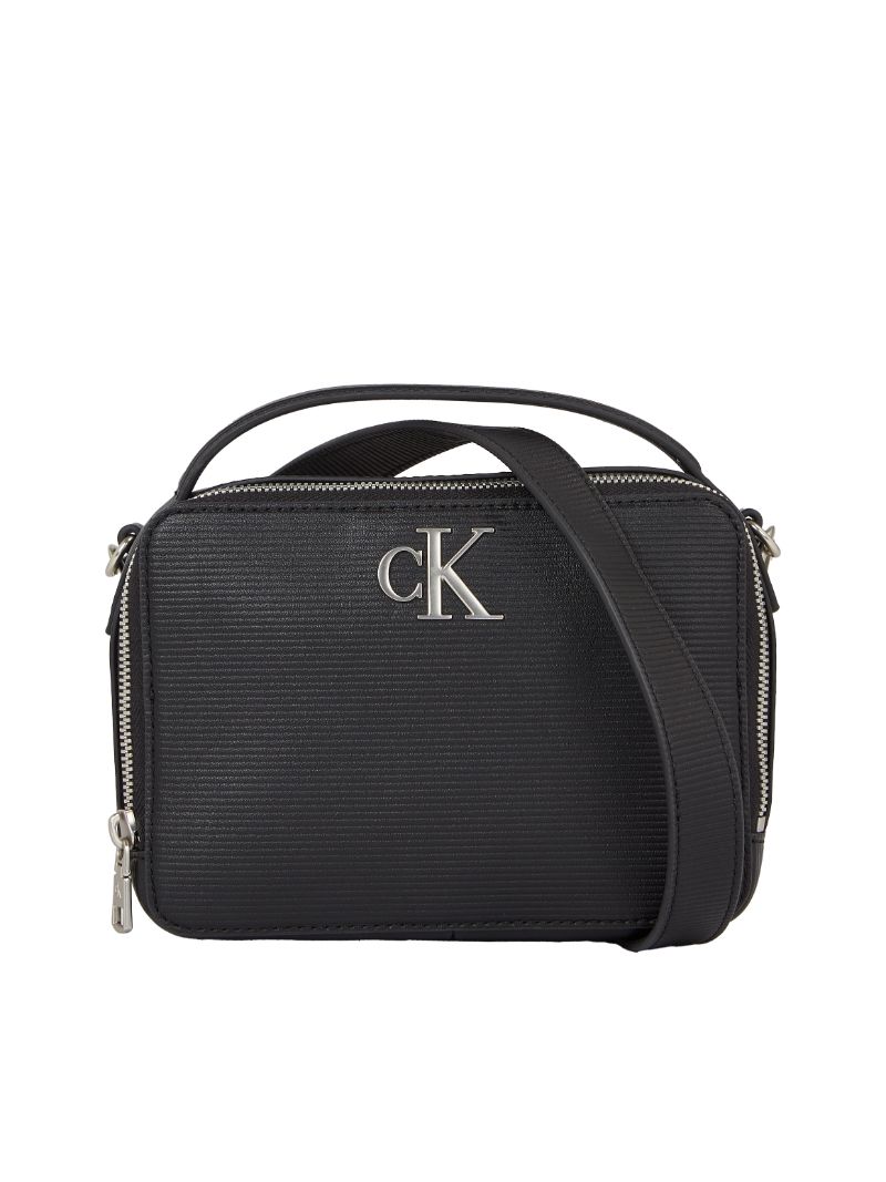 CALVIN KLEIN HUDSON CK Monogram Jacquard 4 Pocket Cross Body Bag