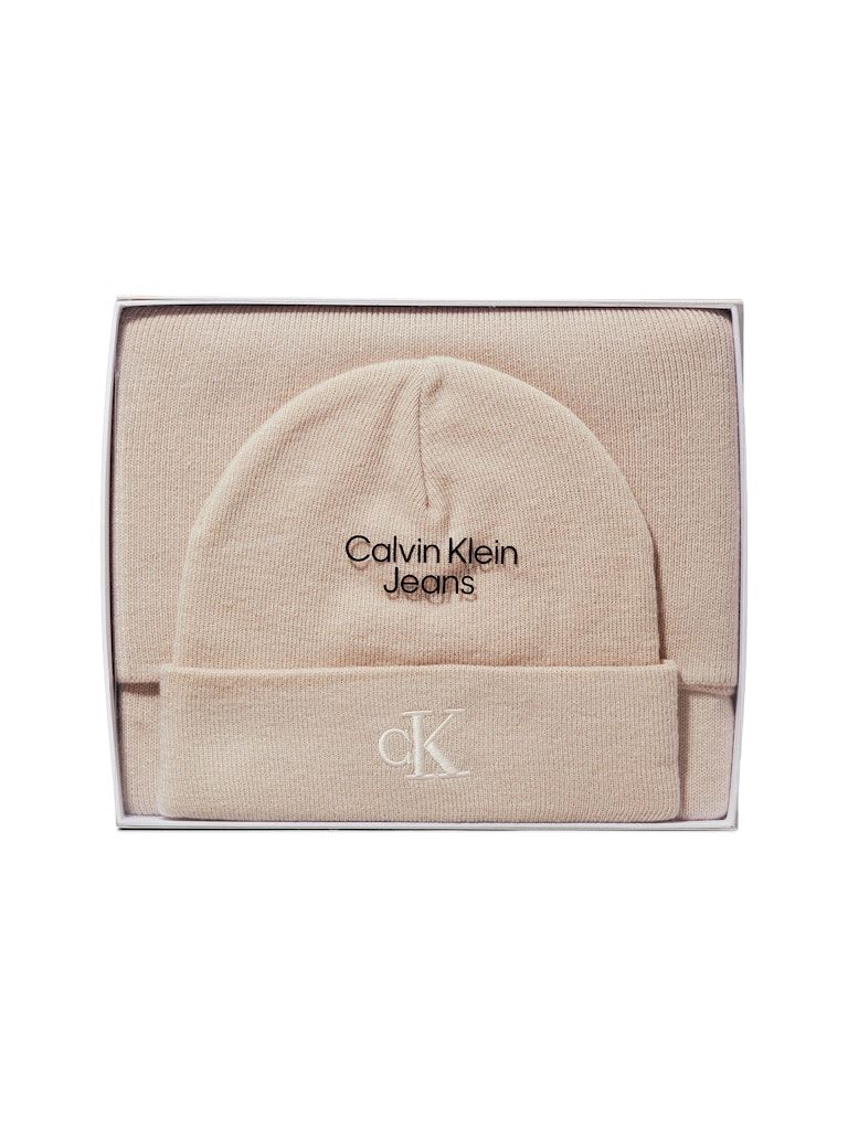 Calvin Klein Jeans Scarf And Beanie gift Set