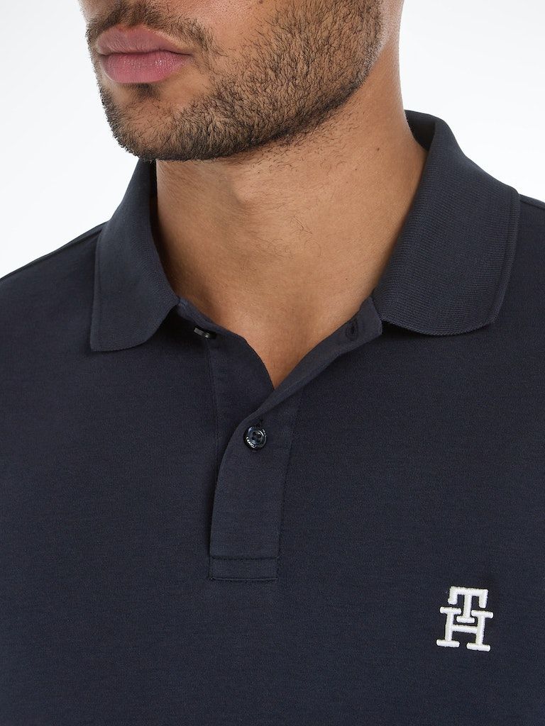 Tommy Hilfiger Monogram Embroidery Interlock Regular Polo