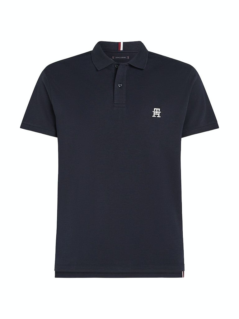 Tommy Hilfiger Monogram Embroidery Interlock Regular Polo