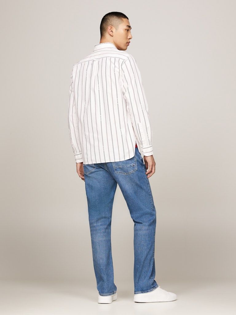 Tommy Hilfiger Monotype Pinstripe Regular Fit Shirt