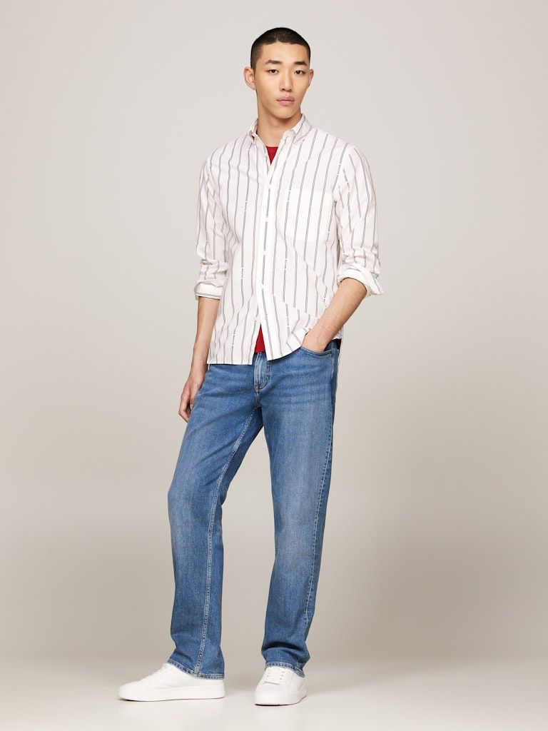 Tommy Hilfiger Monotype Pinstripe Regular Fit Shirt