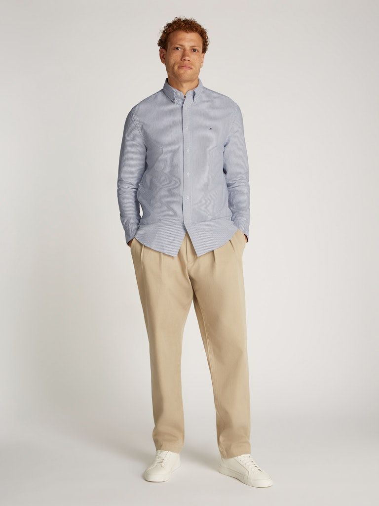 Tommy Hilfiger Stripe Regular Fit Oxford Shirt