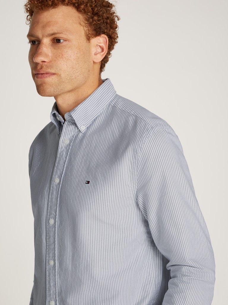 Tommy Hilfiger Stripe Regular Fit Oxford Shirt