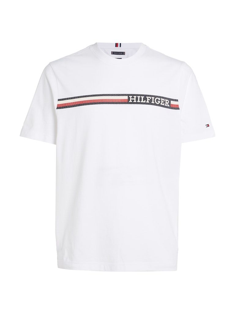 Tommy Hilfiger Chest Stripe Logo T-Shirt