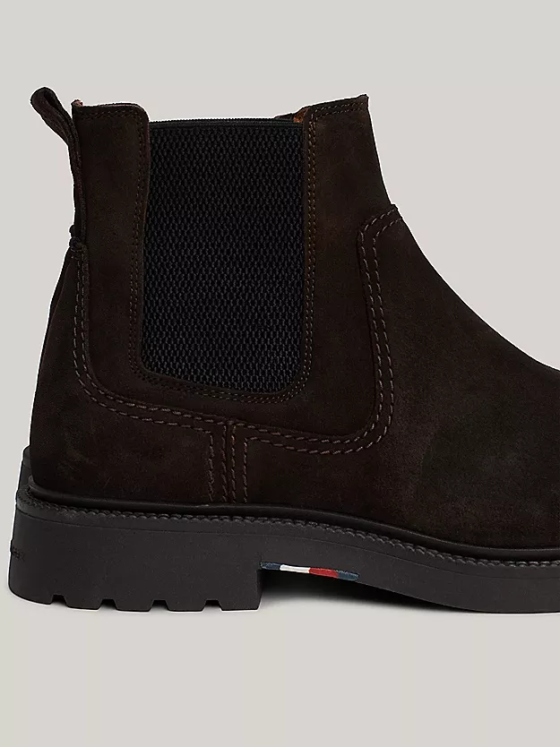 Tommy Hilfiger Lightweight Suede Chelsea Boots